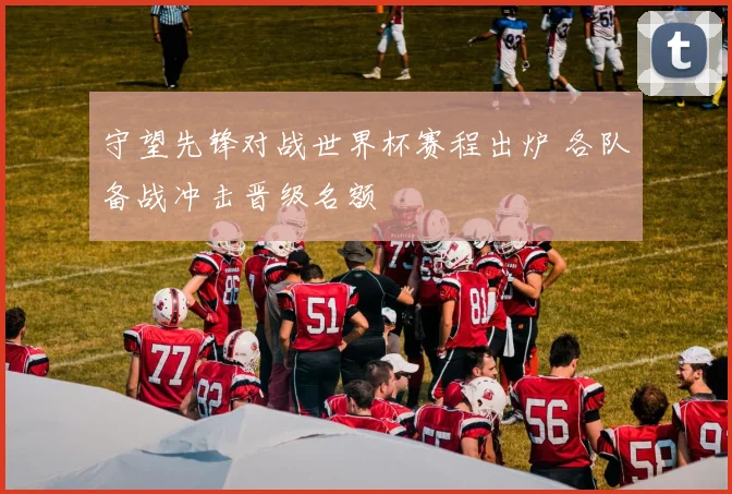 守望先锋对战世界杯赛程出炉 各队备战冲击晋级名额
