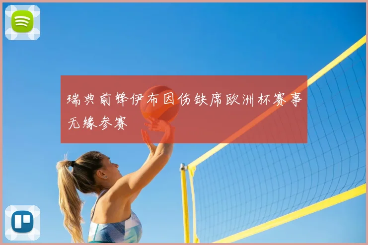 瑞典前锋伊布因伤缺席欧洲杯赛事无缘参赛